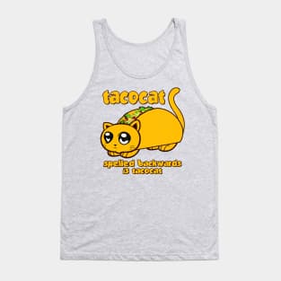 Funny - Tacocat (vintage distressed look) Tank Top